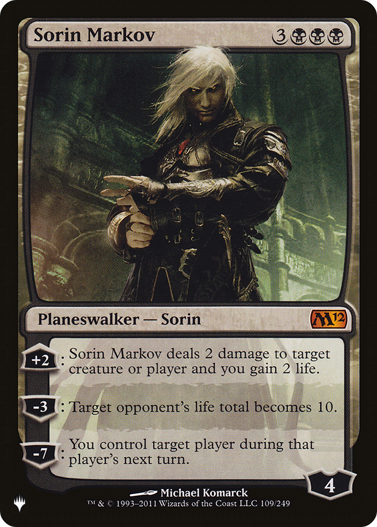 Sorin Markov Card Image