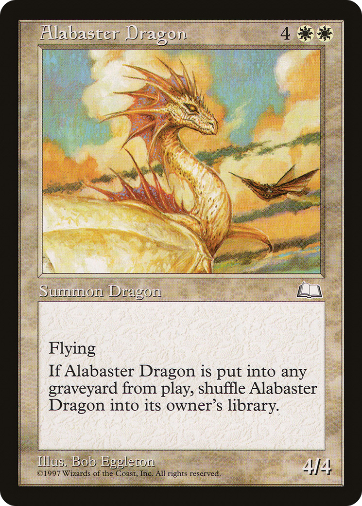 Alabaster Dragon Card Image