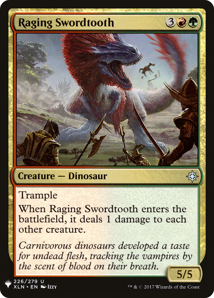 Raging Swordtooth Card Image