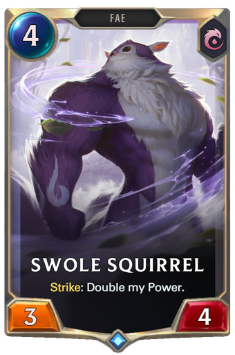 Swole Squirrel Card Image