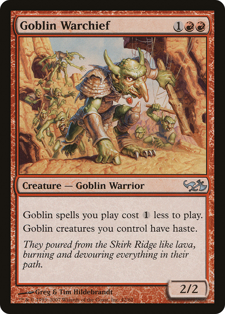 Goblin Warchief Card Image