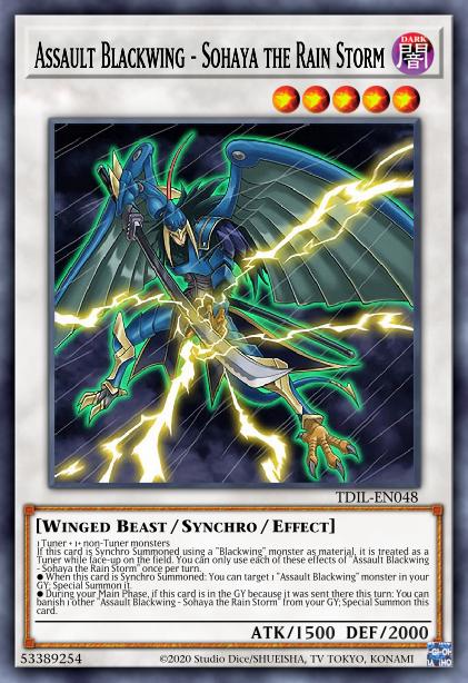 Assault Blackwing - Sohaya the Rain Storm Card Image