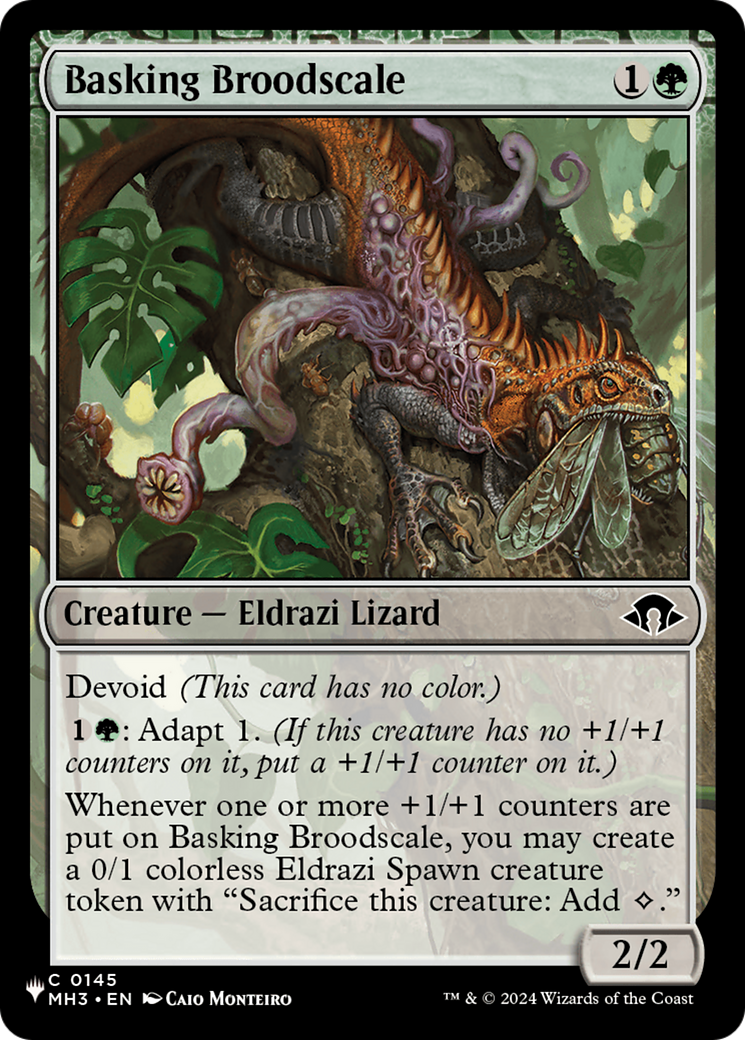 Basking Broodscale Card Image