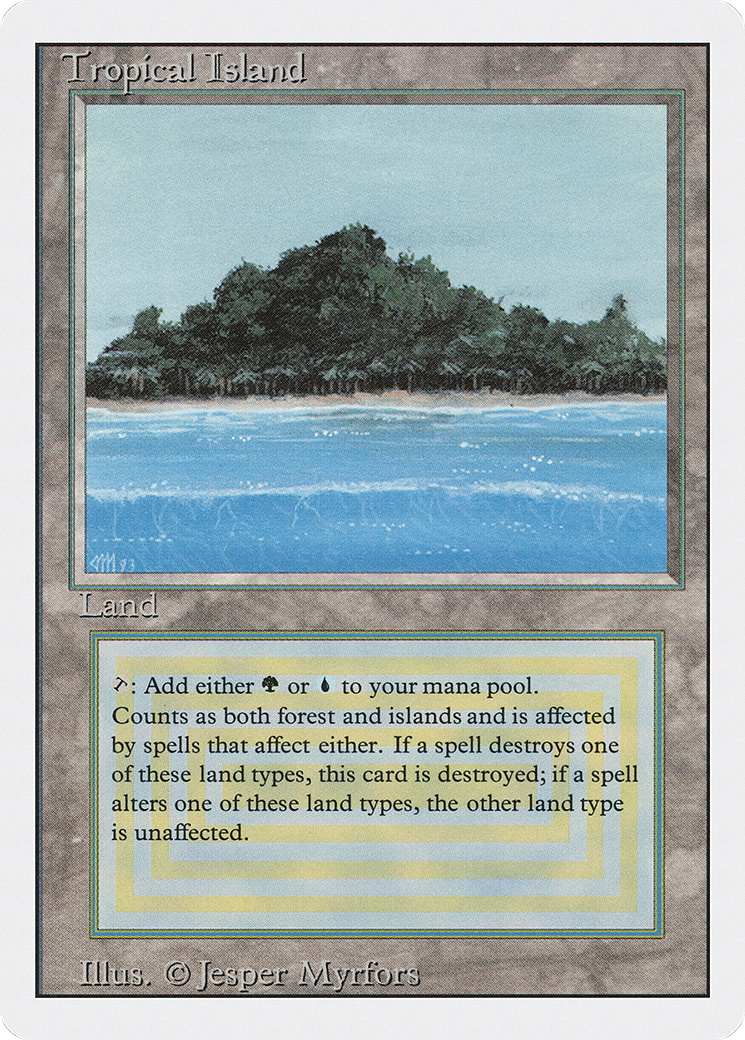 Tropical Island Card Image