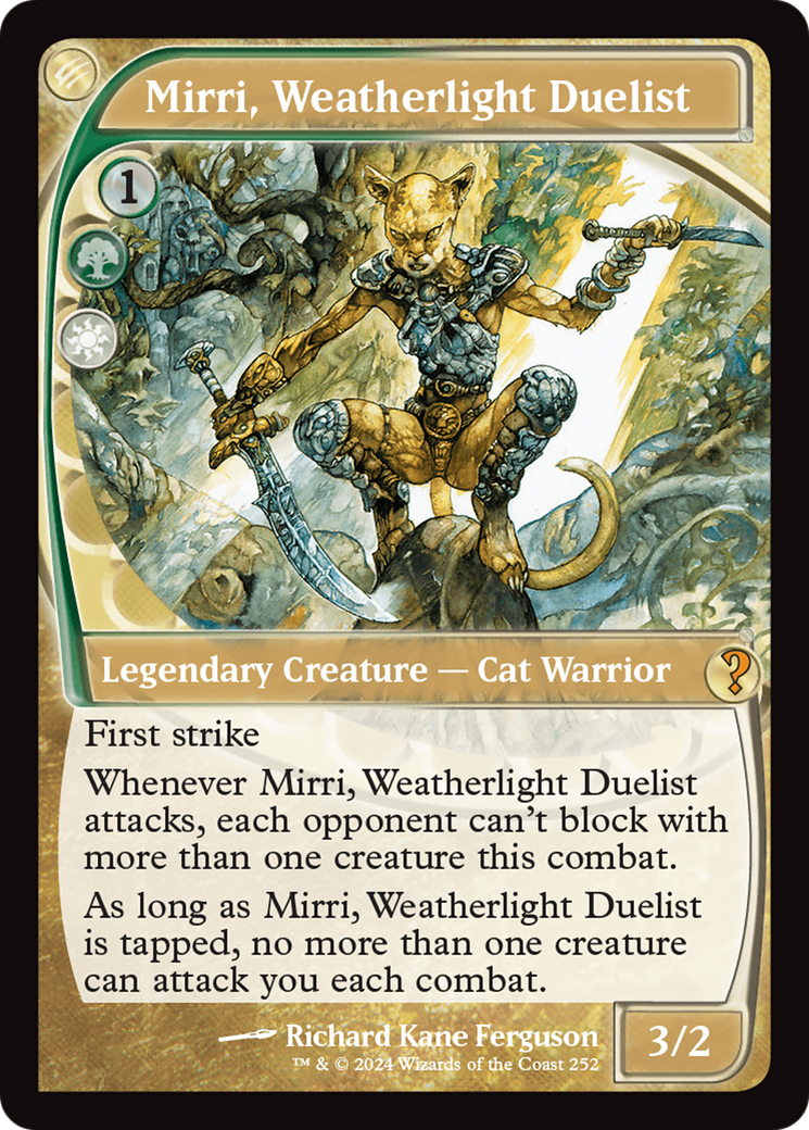 Mirri, Weatherlight Duelist Card Image