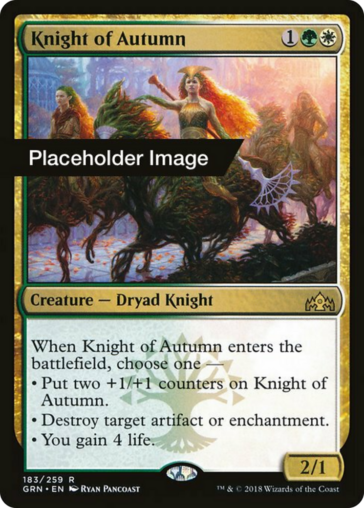 Knight of Autumn Card Image