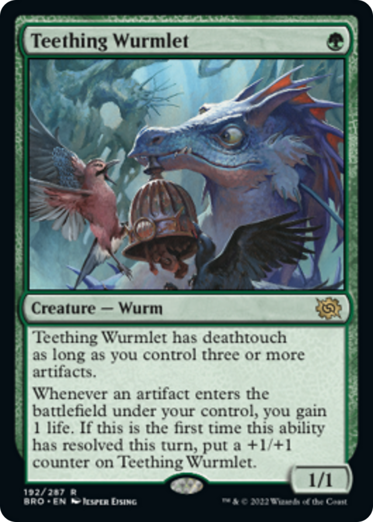 Teething Wurmlet Card Image