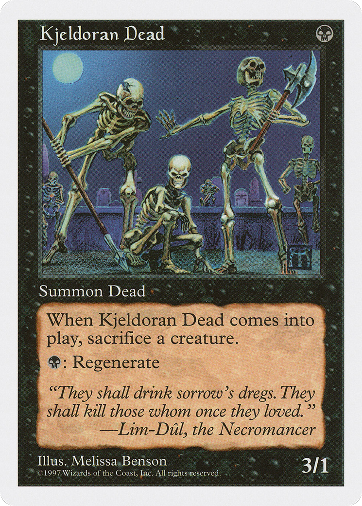 Kjeldoran Dead Card Image