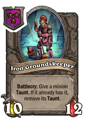 Iron Groundskeeper Card Image