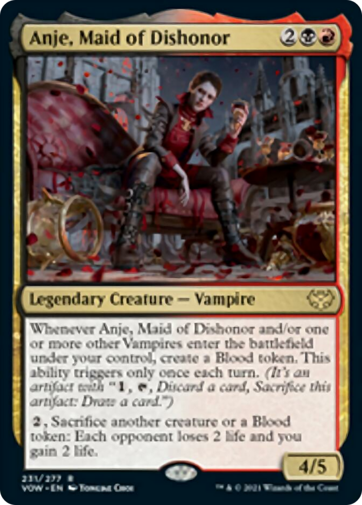 Anje, Maid of Dishonor Card Image