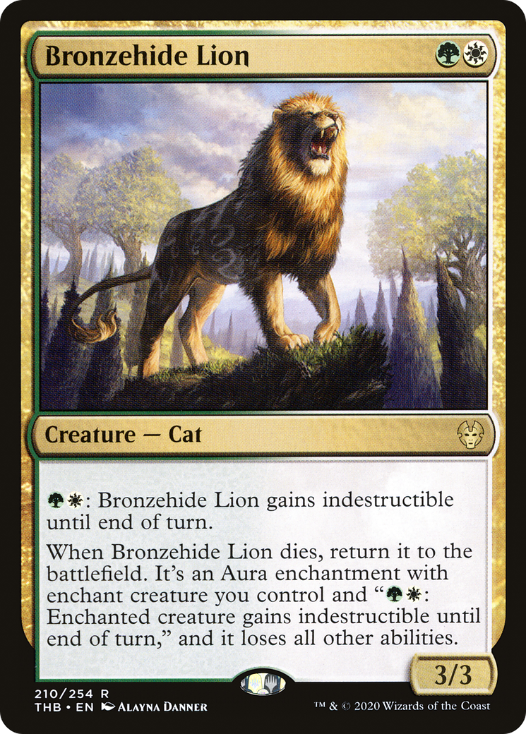 Bronzehide Lion Card Image