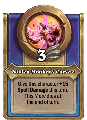 Golden Monkey's Curse {0} Card Image