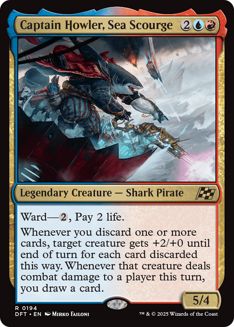 Captain Howler, Sea Scourge Card Image