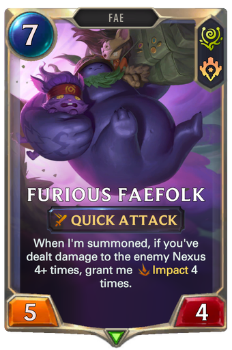 Furious Faefolk Card Image