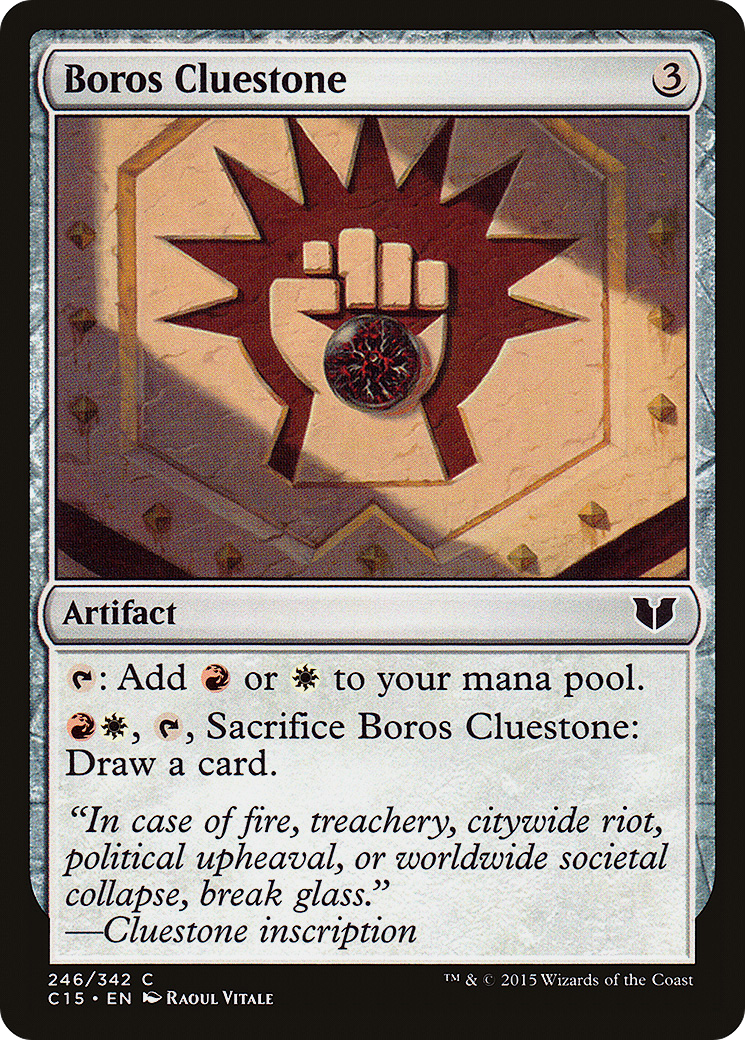 Boros Cluestone Card Image