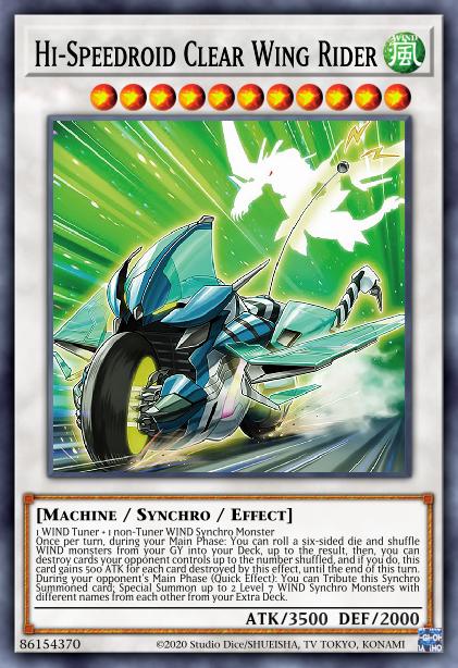 Hi-Speedroid Clear Wing Rider Card Image
