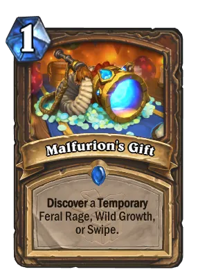 Malfurion's Gift Card Image