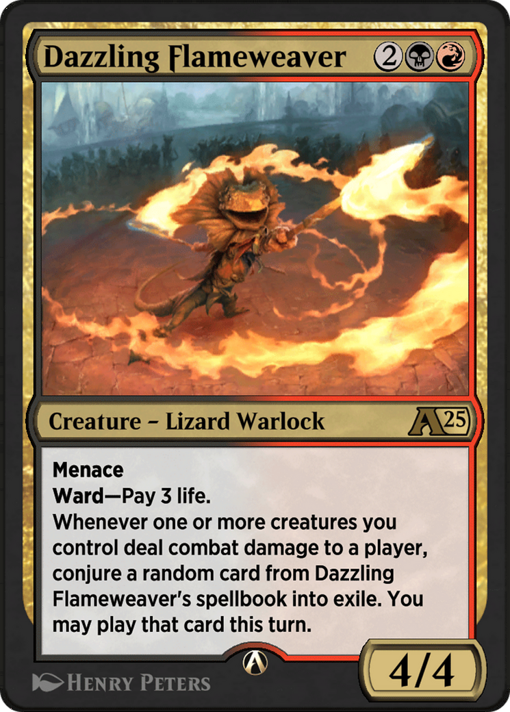 Dazzling Flameweaver Card Image