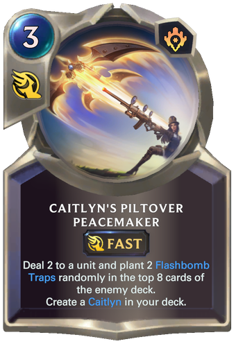 Caitlyn's Piltover Peacemaker Card Image