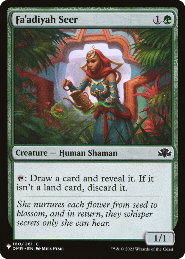 Fa'adiyah Seer Card Image