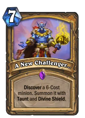 A New Challenger... Card Image