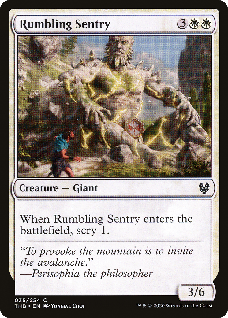 Rumbling Sentry Card Image