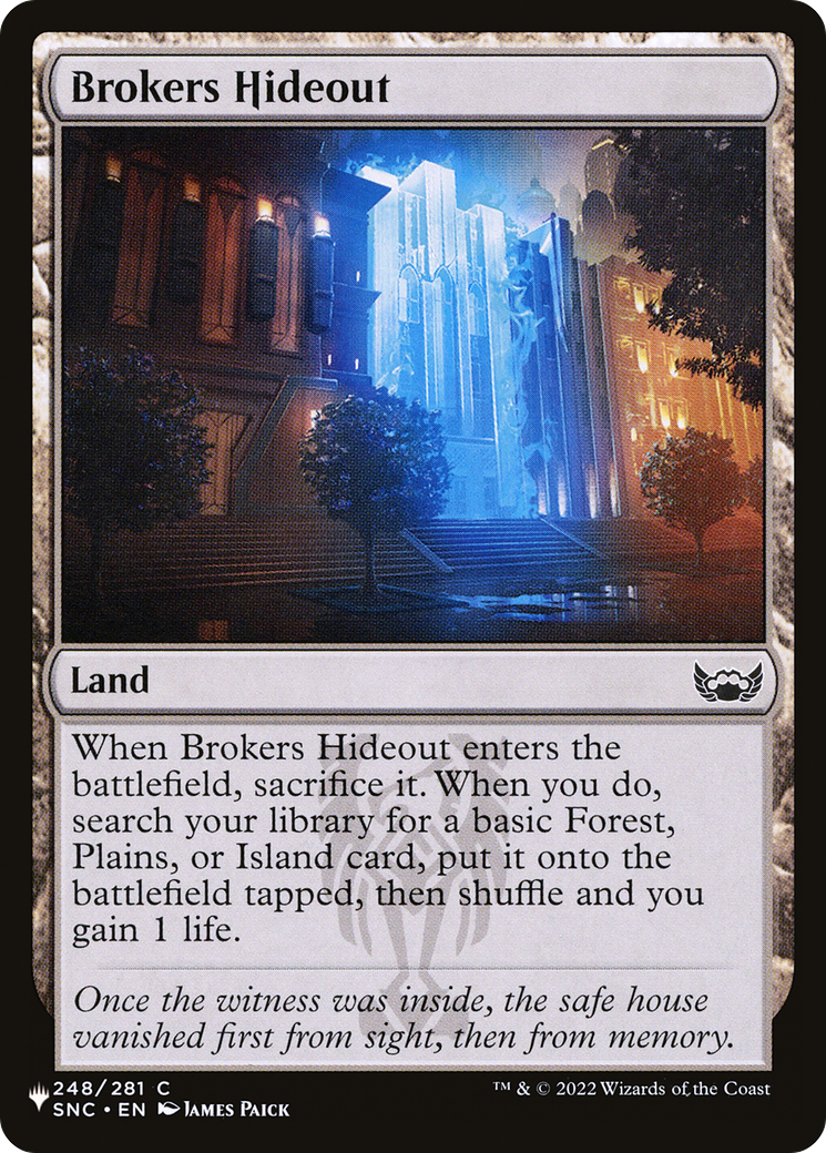 Brokers Hideout Card Image