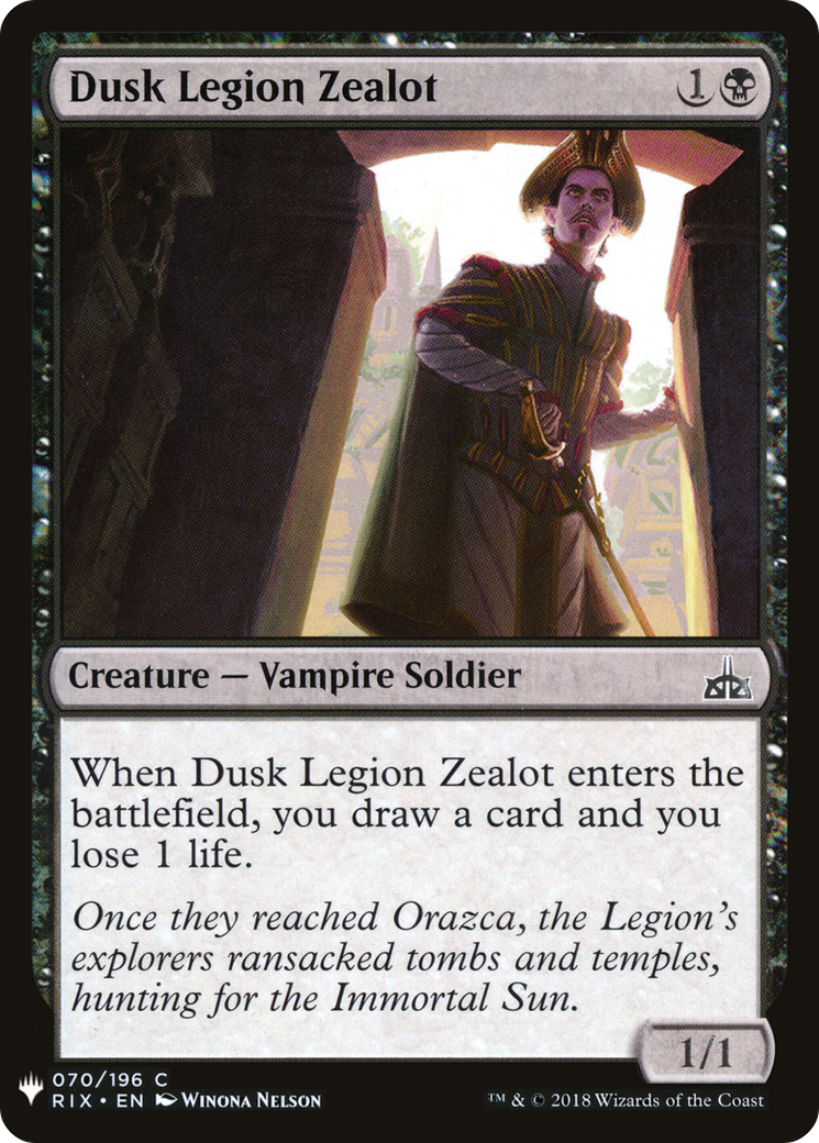 Dusk Legion Zealot Card Image