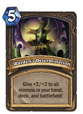 Warden's Determination Card Image