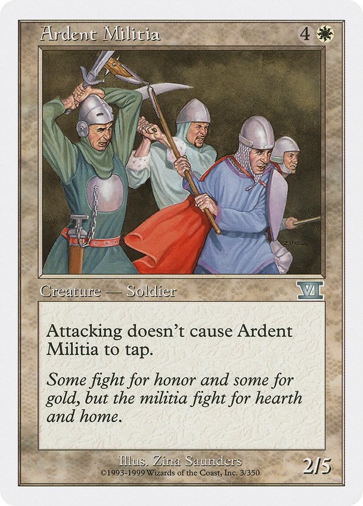 Ardent Militia Card Image