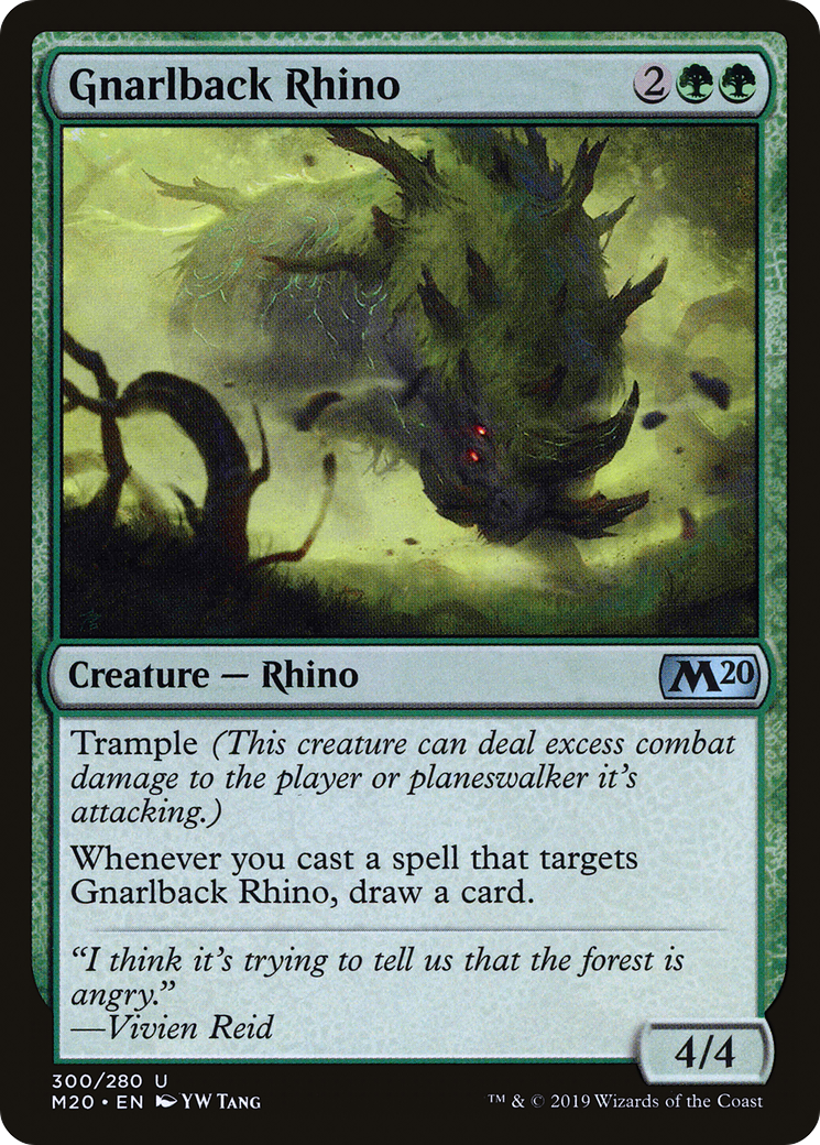 Gnarlback Rhino Card Image