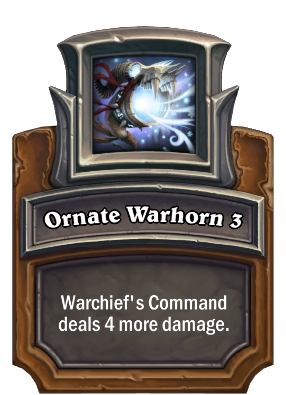 Ornate Warhorn 3 Card Image