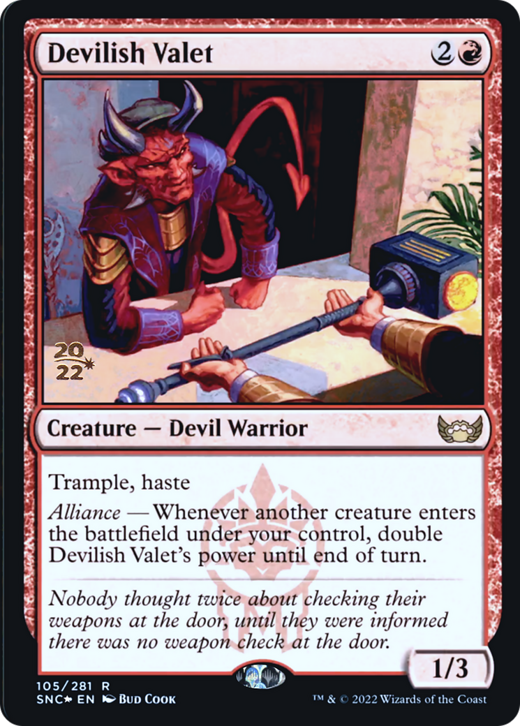 Devilish Valet Card Image