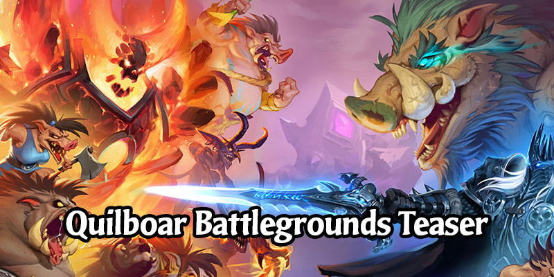 Blizzard Teases the Quilboar Tribe Coming to Hearthstone Battlegrounds Which Features a New Blood Gem Mechanic