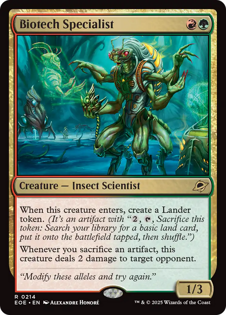 Biotech Specialist Card Image