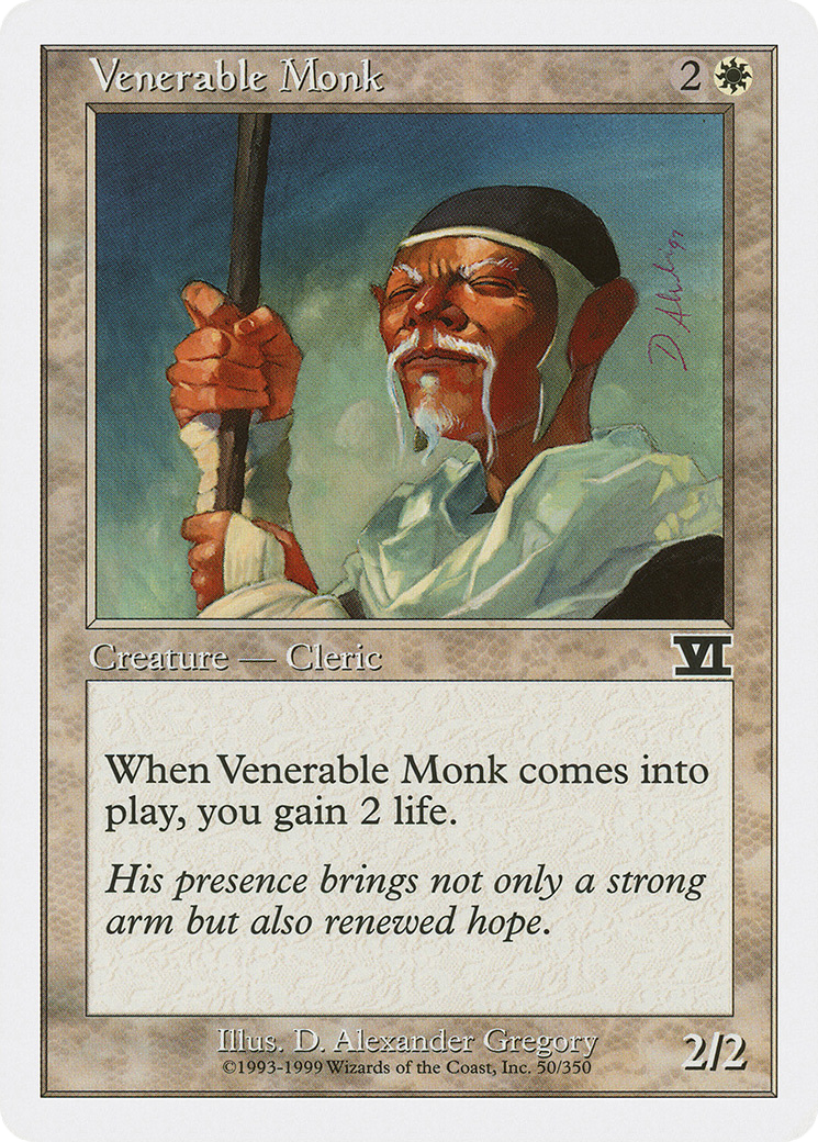 Venerable Monk Card Image