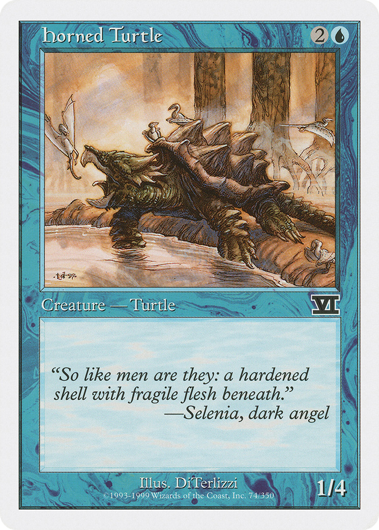 Horned Turtle Card Image