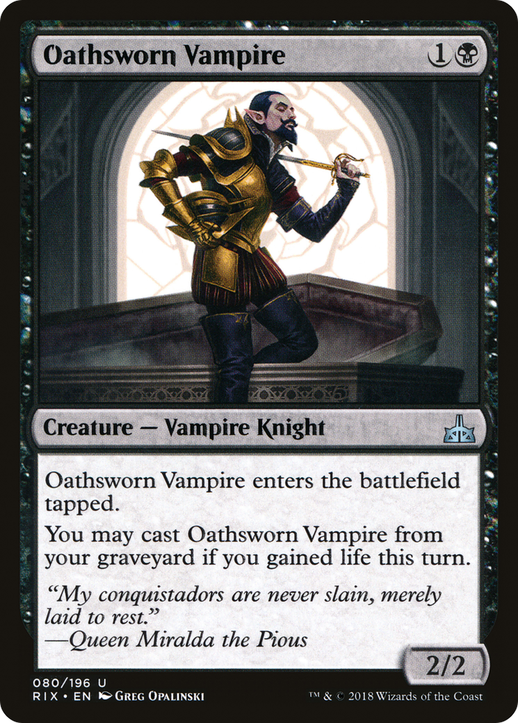 Oathsworn Vampire Card Image