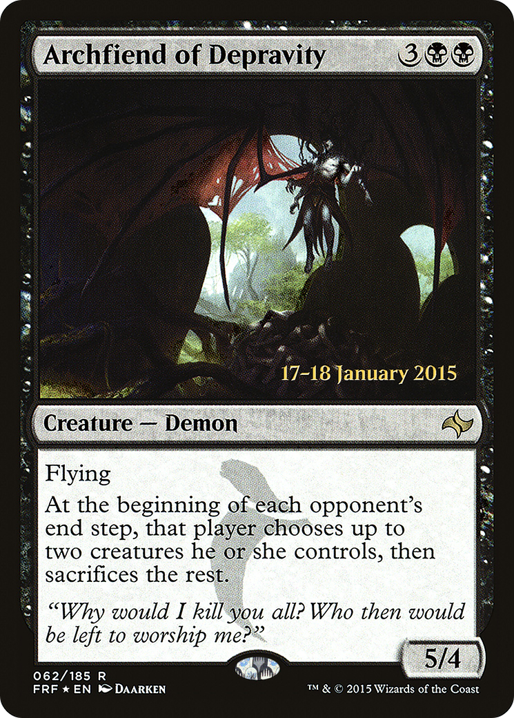 Archfiend of Depravity Card Image