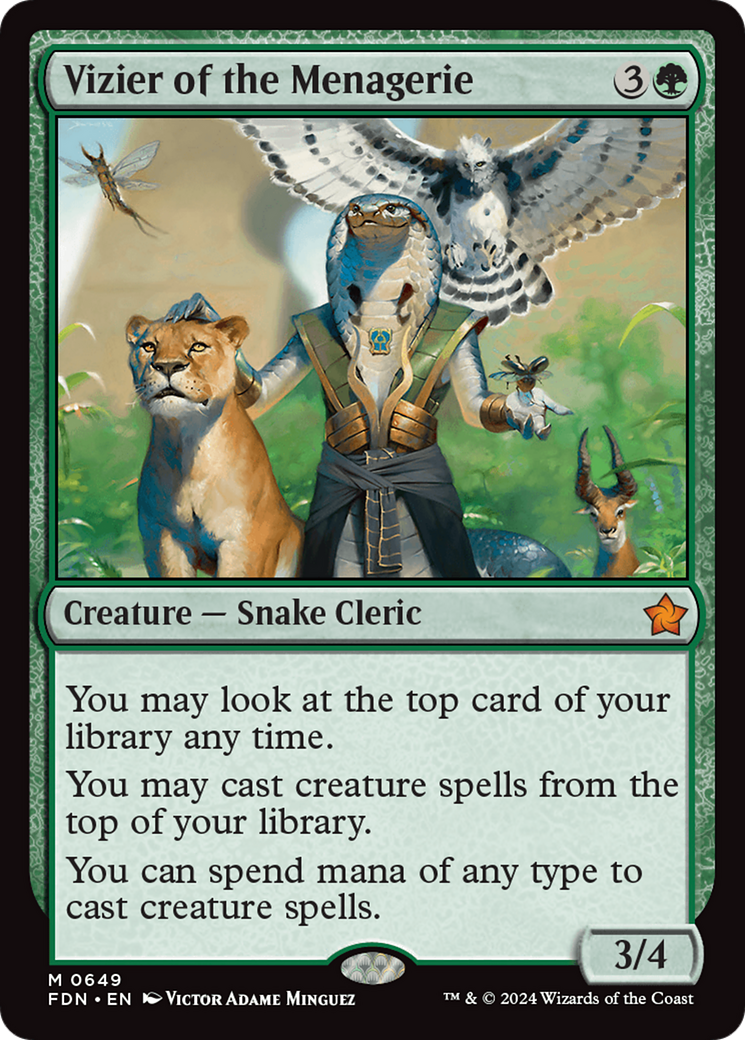 Vizier of the Menagerie Card Image