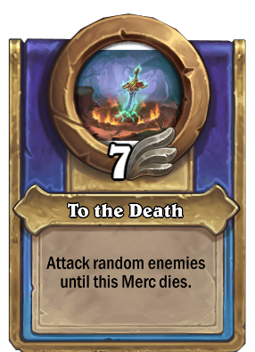 To the Death Card Image