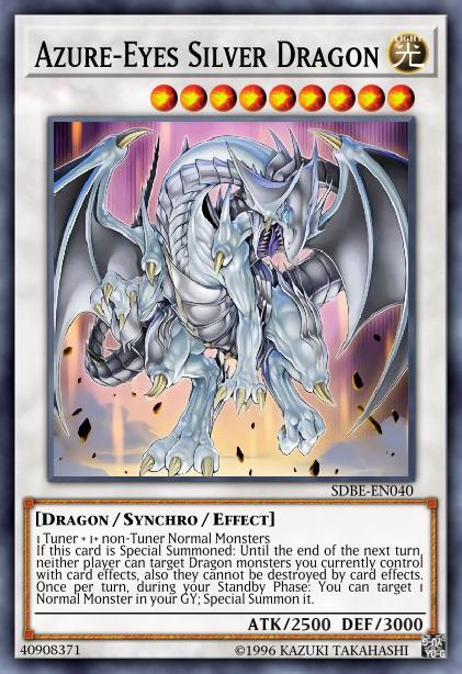 Azure-Eyes Silver Dragon Card Image