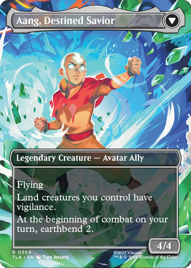 Aang, Destined Savior Magic: The Gathering card