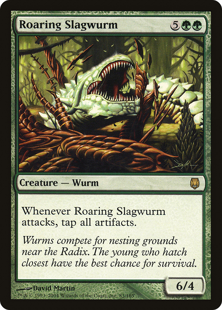 Roaring Slagwurm Card Image