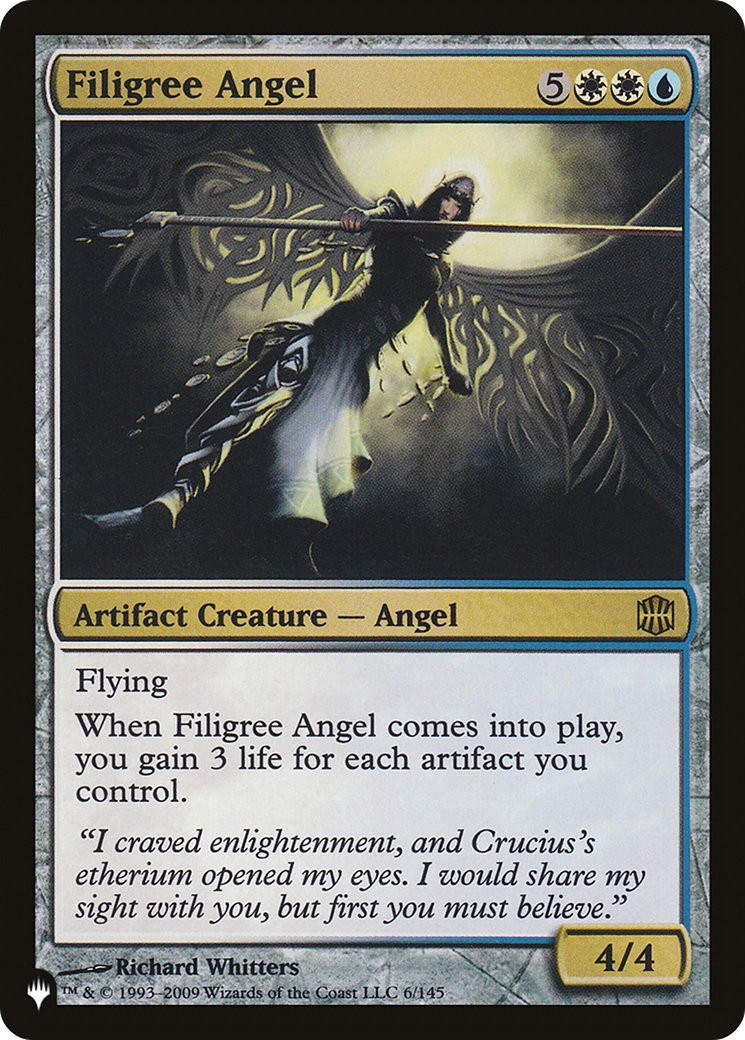 Filigree Angel Card Image