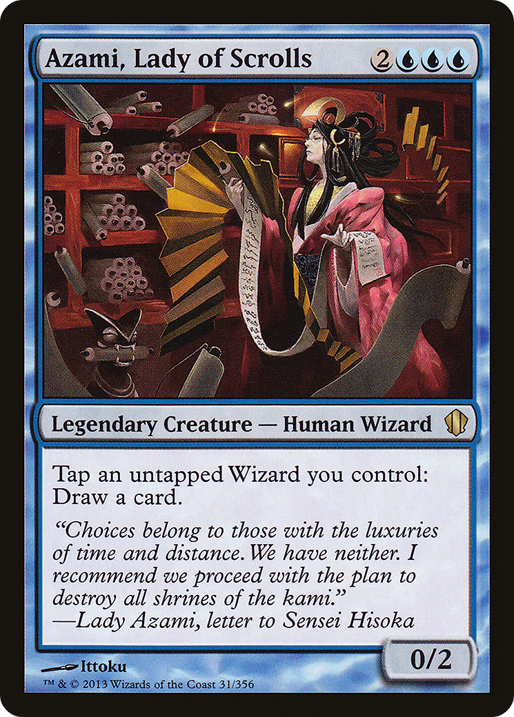 Azami, Lady of Scrolls Card Image