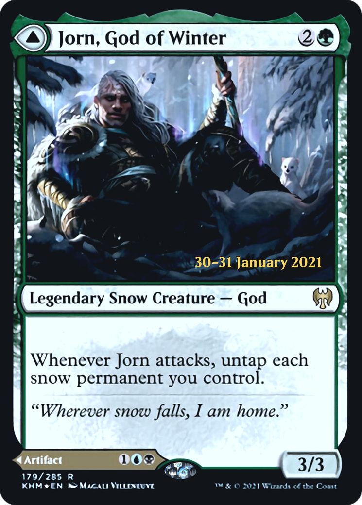 Jorn, God of Winter // Kaldring, the Rimestaff Card Image
