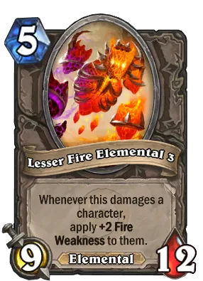 Lesser Fire Elemental 3 Card Image