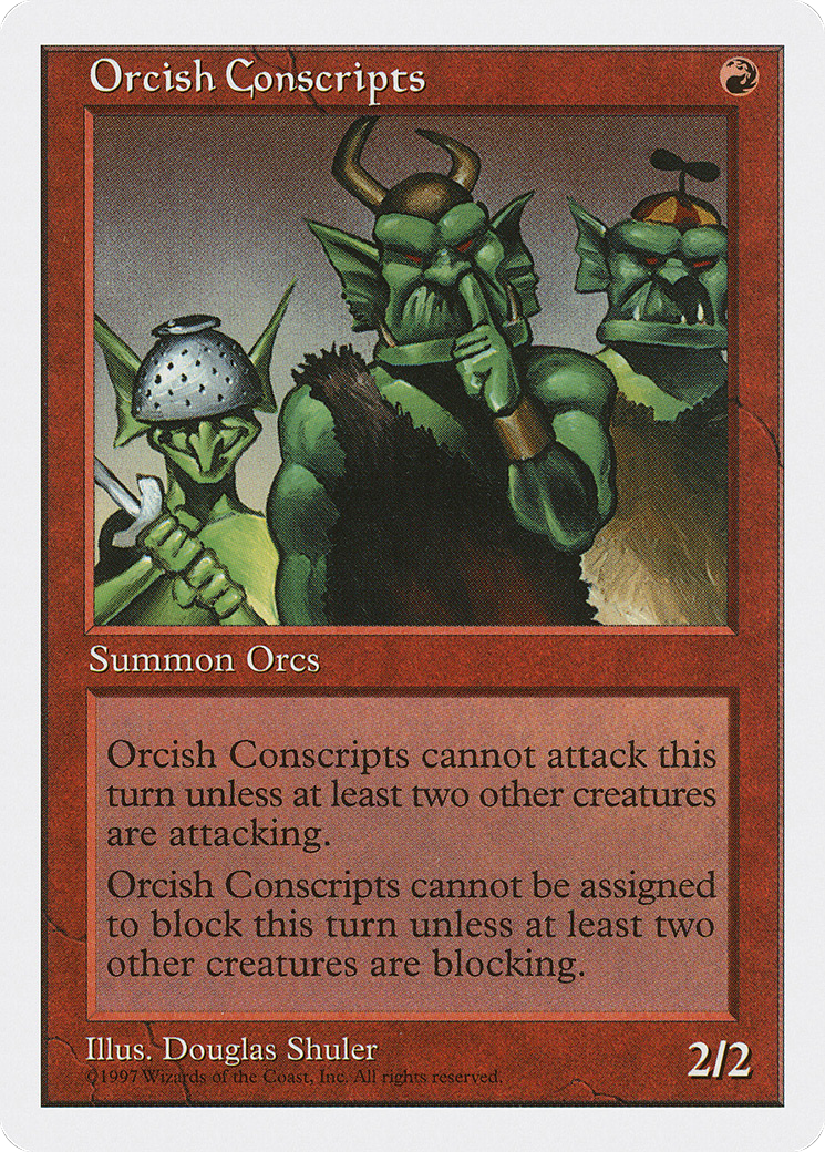 Orcish Conscripts Card Image