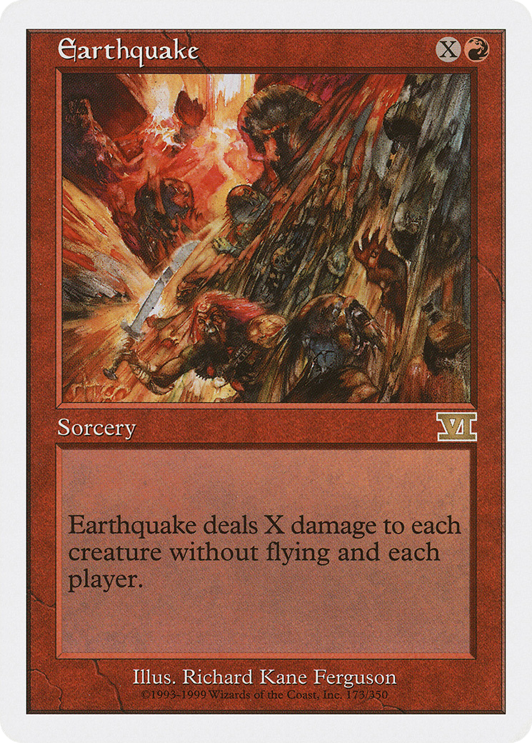 Earthquake Card Image